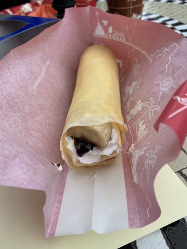 バナナチョコレートクレープ Kpdreviews ディズニーパークフードレビュー