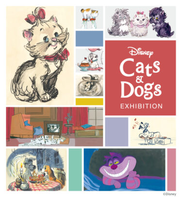 犬と猫のキャラクターが大集合！「ディズニー　キャッツ＆ドッグス展」が松屋